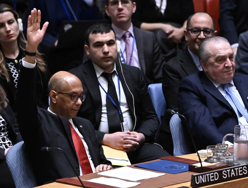 Οι ΗΠΑ ασκούν βέτο στην προσπάθεια της Παλαιστίνης για πλήρη ένταξη στον ΟΗΕ